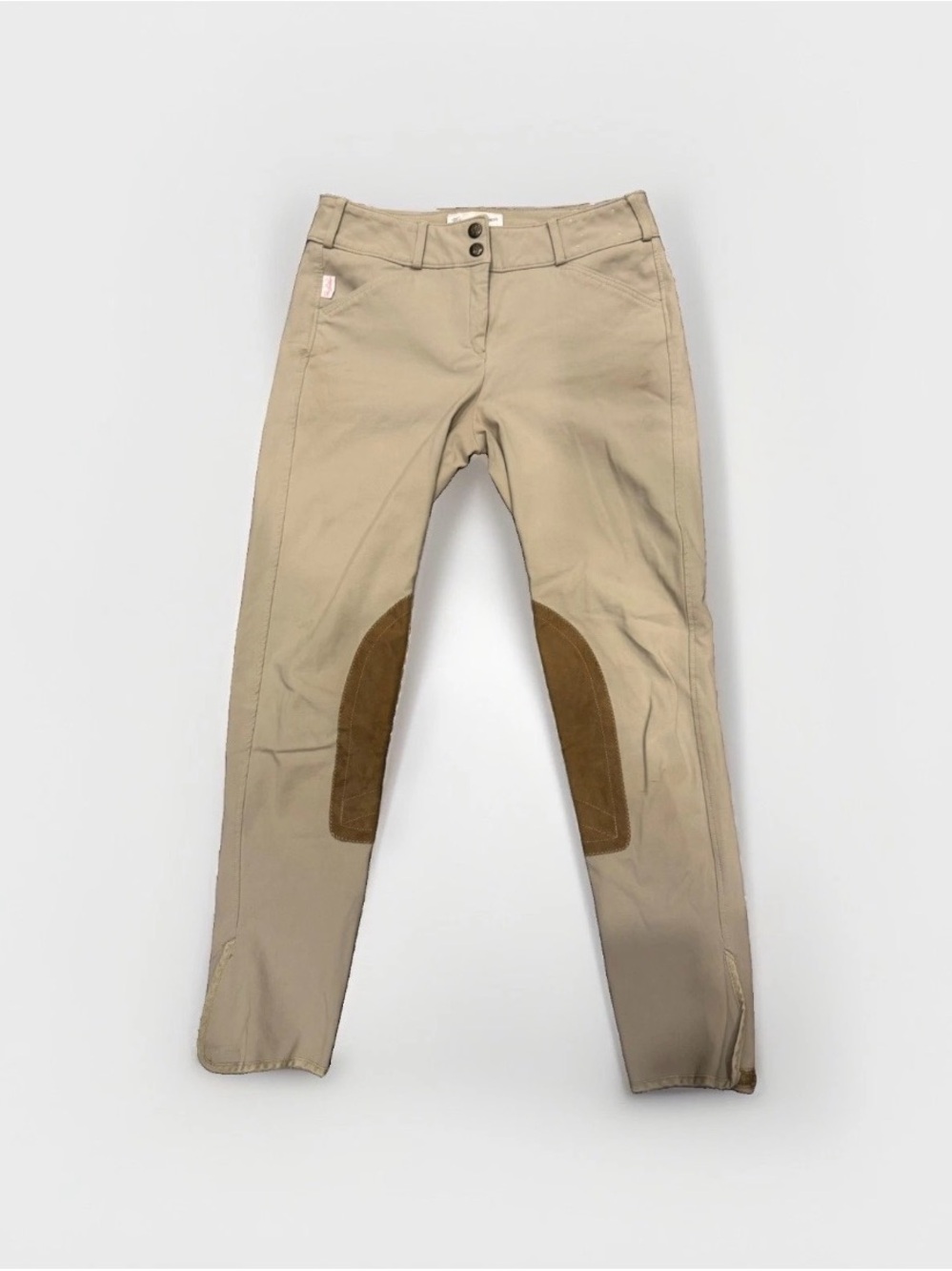 The Tailored Sportsman Riding Breeches Women’s 28 Tan Knee Patch Equestrian USA